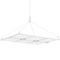 Taimekasvulamp Full spektri 72 x 60 cm 1404 LED 600 hõbedane