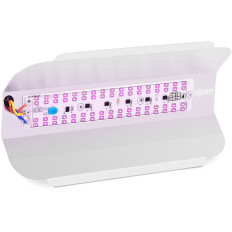 Lamp kasvu kasvav taimed Full spektri 25 x 12 cm 136 LED 50 hõbedane