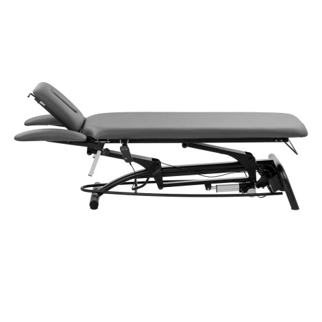 Električna rehabilitacijska miza za masažo in fizioterapijo Balance Novus 4 siva — stranski pogled