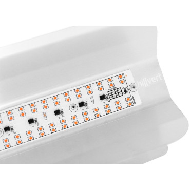 Lampa för tillväxt växande växter Full spektrum 25 x 12 cm 136 LED 50 i silver