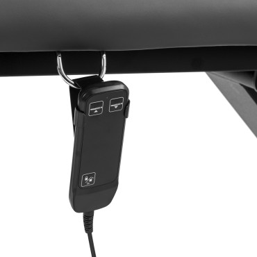 Elektrischer Reha-Tisch für Massage und Physiotherapie Balance Novus 4 Grau — Detailaufnahme Bedienelemente