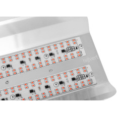 Lampada per la crescita Piante in crescita Spectrum completo 25 x 17 cm 136 LED 100 in argento