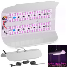 Lamp voor groei groeiende planten Volledig spectrum 25 x 17 cm 136 LED 100 in zilver