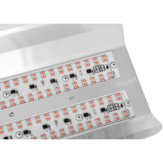 Lampa för tillväxt växande växter Full spektrum 25 x 17 cm 136 LED 100 i silver