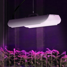Lampe til vækst Voksende planter Fuld spektrum 25 x 17 cm 136 LED 100 i sølv