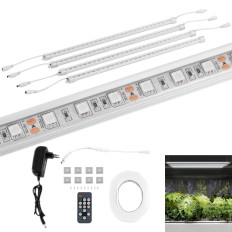 Plantevækstlampe 120 LED 50cm dioder 20 i 4 stk. Sølv
