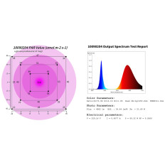 Lampe til vækst Voksende planter Fuld spektrum 25 x 17 cm 136 LED 100 i sølv