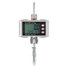 Āķis Svars ir apturēts līdz 1000 kg / 0.5kg LCD