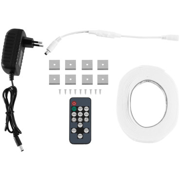 Rast elektrarne Luck 120 LED 50cm diode 20 v 4 kos. Srebro