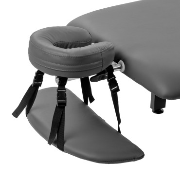 Letto Elettrico di Riabilitazione per Massaggi e Fisioterapia Balance Eso 1 grigio — primo piano della testa