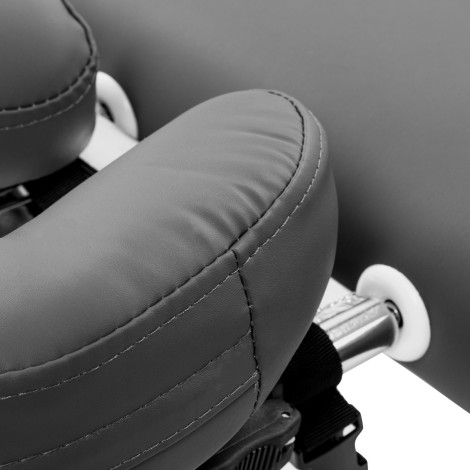 Elektrische Rehabilitatietafel voor Massage en Fysiotherapie Balance Eso 1 grijs — detail armleuning