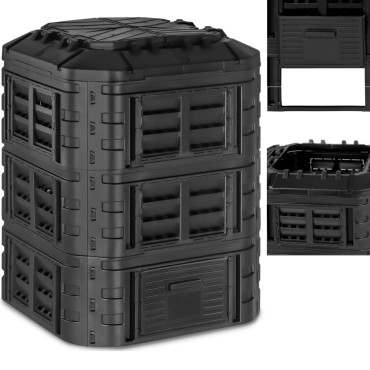 Composicionista modular para jardim de vazamento orgânico 93 x 93 x 110 cm 860 l