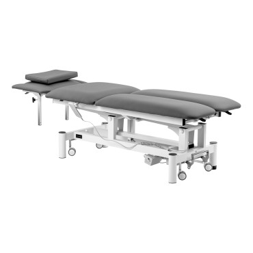 Table de Rééducation Électrique BALANCE Eso Pro grise avec Réglage en Hauteur — vue latérale