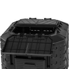 Composter modulare per perdite organiche Giardino 90 x 90 x 80 cm 600 l