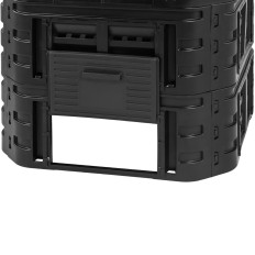 Modulaire composter voor biologische lektuin 90 x 90 x 80 cm 600 L
