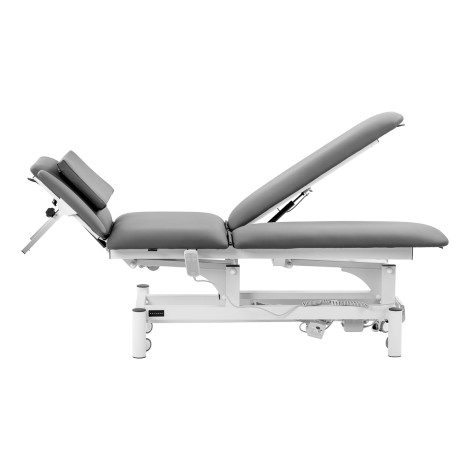 Elektrische Rehabilitatietafel voor Massage en Fysiotherapie Balance Eso Pro grijs — zijaanzicht