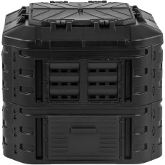 Composter modulare per perdite organiche Giardino 90 x 90 x 80 cm 600 l