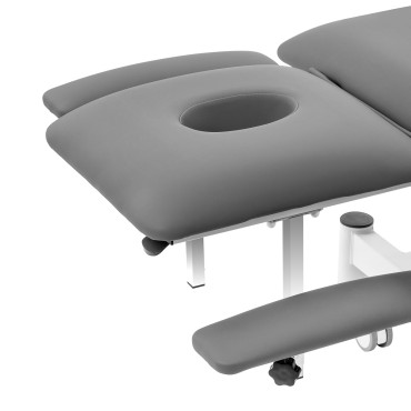 Electric Rehabilitation Table for Massage and Physiotherapy Balance Eso Pro grey — close-up of the surface