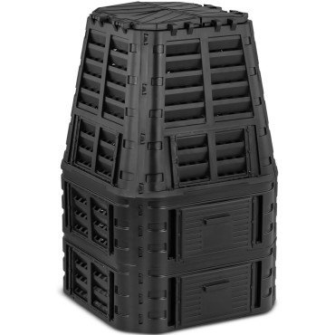 Κήπος συνθέτης για οργανικά απόβλητα 90 x 90 x 145 cm 1000 l