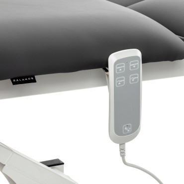 Table de Rééducation Électrique BALANCE Eso Pro grise avec Réglage en Hauteur — gros plan commandes
