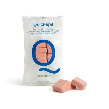 Quickepil Rózsa Kemény Csík Nélküli Gyantázó Viasz 1 kg rózsaszín
