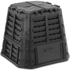 Tuincomposter voor organisch afval 69 x 69 x 82 cm 480 l