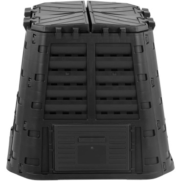 Tuincomposter voor organisch afval 69 x 69 x 82 cm 480 l