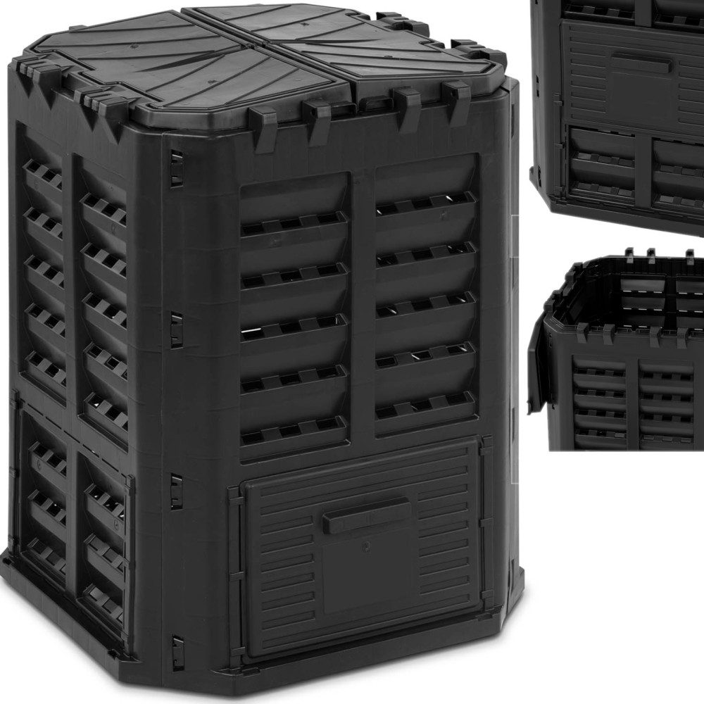 Vrtni trak za organske odpadke 68 x 68 x 84 cm 360 l