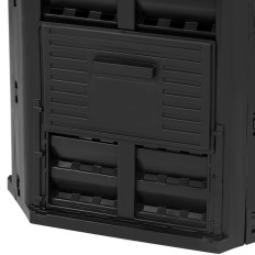 Composteur de jardin pour déchets organiques 68 x 68 x 84 cm 360 l