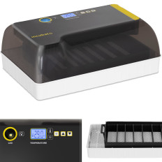 Incubator hautomerkki Klujnk Siipikarjan luukku 12 kananmunia + LED Owlos