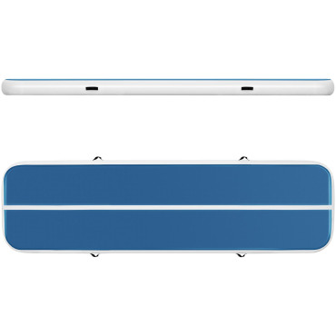 Colchão colchão acrobático inflável 400 x 100 x 20 cm azul-branco