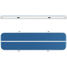 Mattress mattress path acrobatic inflatable 400 x 100 x 20 cm blue-white