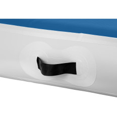 Colchão colchão acrobático inflável 400 x 100 x 20 cm azul-branco