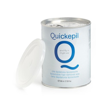 Quickepil Cera Depilatoria in Barattolo 800 ml con Azulene — vista frontale