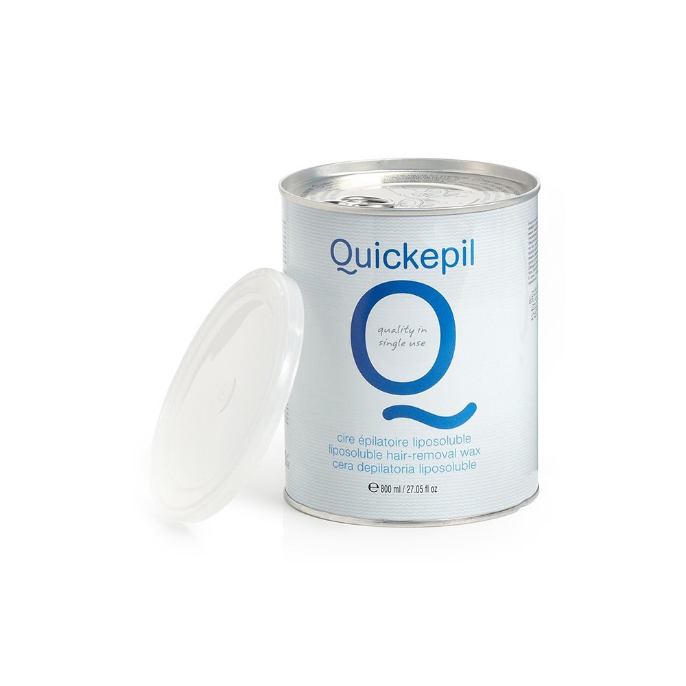 Quickepil depilatiewas bus 800 ml azulene — vooraanzicht