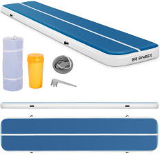 Colchón colchón camino acrobático virmer 500 x 100 x 20 cm azul-blanco