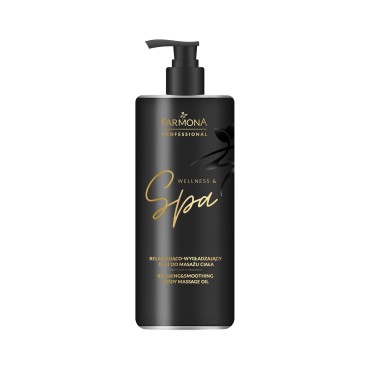 Huile de massage relaxante et lissante Farmona Wellness&Spa 500ml — vue de face