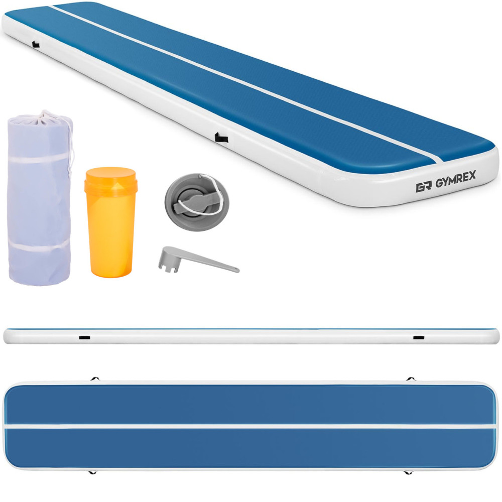 Colchão colchão acrobático Airmilder 600 x 100 x 20 cm azul-branco