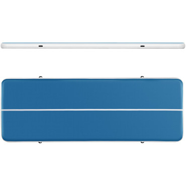 Matracis matrača ceļš akrobātisks gaisa 600 x 200 x 20 cm zils-balts