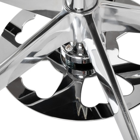 Kozmetická stolička Azzurro 156-F bump-up béžová — detail základne