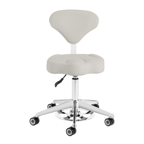 Cosmetic Stool Azzurro 156-F Bump-Up harmaa — etuosa