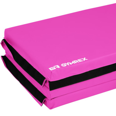 Matelas de gymnastic réhabilitatif pliable 200 x 100 x 5 cm rose