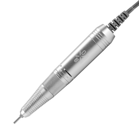 Macchina per limatura unghie Exo Flux bianca — primo piano della maniglia