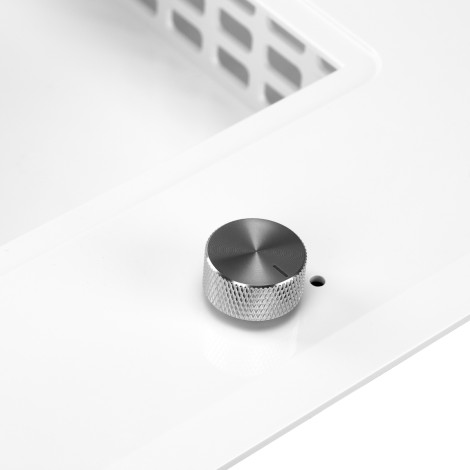 Kit d'aspirateur intégré Saeyang Marathon Olimp pour tables de manucure — gros plan commandes