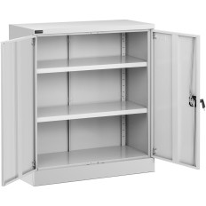 Metal cabinet for documents files with a 2-shelve key