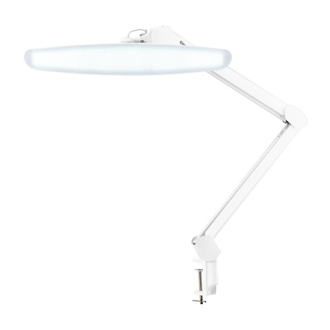 LED workshop lamp Elegante white — side view