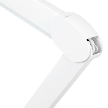 Lampada da laboratorio Elegante LED bianca — primo piano del bracciolo