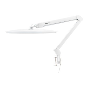 LED workshop lamp Elegante white — side view