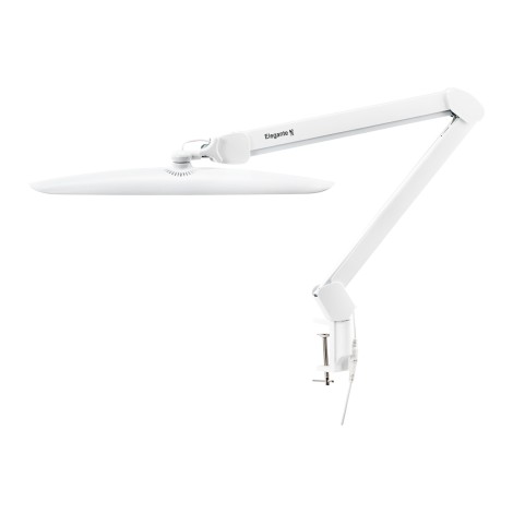 Elegante LED Werkstattlampe Weiß — Seitenansicht
