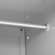 Garderobe sociale sociale kleding metaal met 2-deurs sloten